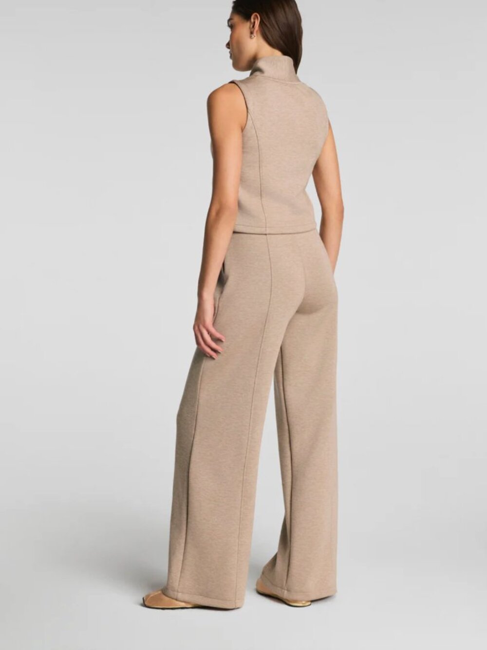 SPANX AirEssentials® Shawl Collar Half Zip Jumpsuit - Picture 2 of 2